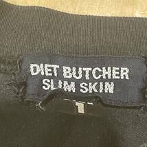 Tシャツ　DIET BUTCHER SLIM SKIN　ダイエットブッチャースリムスキン　サイズ1 XSからSサイズ程度　小さめ　黒　ブラック_画像3