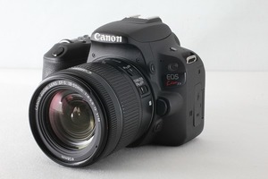 ◆超極上美品◆キヤノン Canon EOS Kiss X9 EF-S18-55 IS STM レンズキット ブラック 僅か7203ショット ストラップ付◇M43643