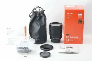 ◆新品同様◆SONY ソニー FE 24-105mm F4 G OSS SEL24105G 新品フード 付属品完備 元箱◇43901