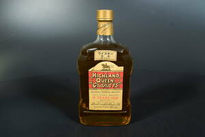 【和】(8549)　時代古作　現状品　HIGHLAND　QEEN　ウイスキー　ビンテージ　古酒　重量約1268g　売り切り