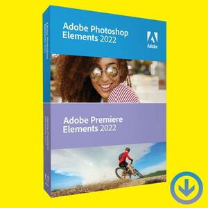 【未使用正規品】Adobe Photoshop エレメント 2022 & Premier エレメント 2022 バンドル レジストリーコード Windows用