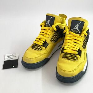 NIKE Nike AIR JORDAN 4 RETRO воздушный Jordan 4 retro размер : 25.5/ спортивные туфли / витрина / др. молдинг продажа вместе { мужской б/у одежда * гора замок магазин }S581