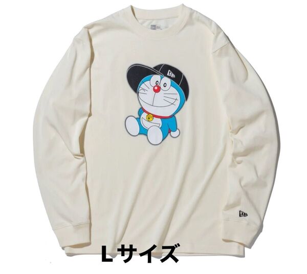 ニューエラ コットン 長袖 Tシャツ ドラえもん キャップ オフホワイト レギュラーフィット