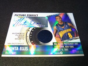 Monta Ellis 2005-06 topps big game /topps rookie rcauto auto ＲＣ 