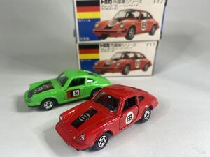 トミカ F17-1 ポルシェ 911S レーシングタイプ(2 台セット)