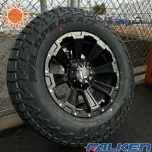 ランクル300（GX,AX,VX,ZX,GRスポーツ）17インチ タイヤホイールセット 4本セット 1台分 FALKEN WILDPEAK AT 265/70R17 DeathRock_画像5