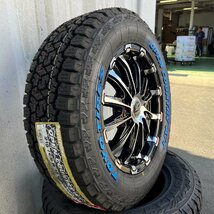 車検対応 200系ハイエース 訳あり 16インチ TOYO OPENCOUNTYR ATⅢ 215/65R16C 109/107R ホワイトレター BD12 タイヤホイールセット_画像5