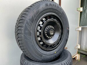 即納 デリカD5 RAV4 CX8 CX5 スタッドレス SAILUN WSTX 225/65R17 17インチ 新品 タイヤホイールセット 1台分