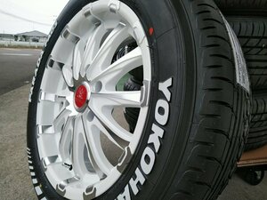 ヨコハマ パラダ ホワイトレター 215/60R17 ハイエース200系 HIACE タイヤホイール 車検対応 バン規格適合 17インチ BD12