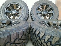 プラド ハイラックス サーフ ヨコハマ ジオランダー MT 265/70R17 265/65R17 LEXXEL DeathRock 17インチタイヤホイールセット_画像7