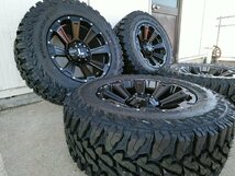 プラド ハイラックス サーフ ヨコハマ ジオランダー MT 265/70R17 265/65R17 LEXXEL DeathRock 17インチタイヤホイールセット_画像5