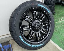 LEXXEL【Balano】JK JL ラングラー グランドチェロキー 20インチ MONSTA TERRAIN GRIPPER 265/50R20 285/50R20 285/55R20 ホワイトレター_画像5