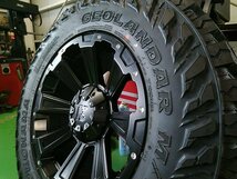 プラド ハイラックス サーフ サマータイヤ ホイールセット 265/70R17 265/65R17 ヨコハマ ジオランダー MT 17インチ DeathRock_画像7