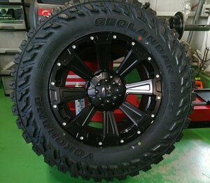 サマータイヤ ホイールセット プラド ハイラックス サーフ 265/70R17 265/65R17 ヨコハマ ジオランダー MT 17インチ DeathRock