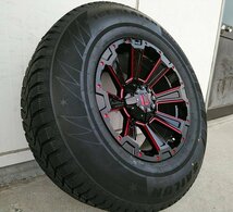 即納 スタッドレス プラド ハイラックス サーフ FJ H3 パジェロ SAILUN ICE BLAZER WST3 265/70R17 265/65R17 DeathRock 新品4本セット_画像4