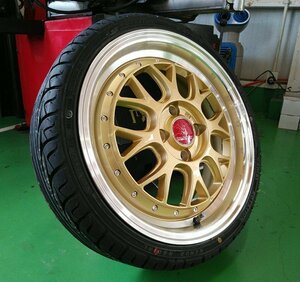 軽自動車 人気 タイヤホイールセット 16インチ BD00 ゴールド メッシュ KENDA KR20 165/40R16 165/45R16 165/50R16 新品4本set