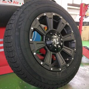 即納 スタッドレス タイヤホイールセット デリカ D5 SAILUN WSTX 225/70R16 16インチ DeathRock デスロック