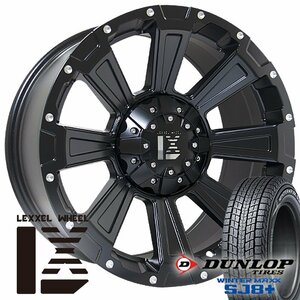 デリカD5/エクストレイルT32/RAV4/CX5 国産スタッドレスタイヤホイールセット ダンロップ ウィンターマックス SJ8 225/70R16 DeathRock