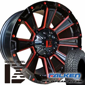 120 150 プラド サーフ ハイラックス FJ タイヤホイール FALKEN WILDPEAK AT3W 265/70R17 新品4本セット 17インチ DeathRock