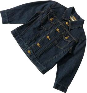 Детский размер ■ Пол Смит для детей Пол Смит ■ Джинсовая куртка на этикетке Zjan Indigo Blue 110