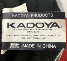 大きいサイズ ■ KADOYA K'S LEATHER カドヤ ■ ロゴ 刺繍 ワッペン 肩 肘 背中 パッド入 ライディング ライダース ジャケット LL_画像8