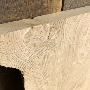 送料無料！！【S230C】栗 597×～390×40㎜ 杢 板材 乾燥材 木工 DIY 材木 天然木 無垢材 《銘木すずめや》の画像10
