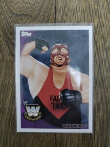 ベイダー レギュラーカード topps VADER ビッグバンベイダー 新日本プロレス ベイダータイム WCW WWF 送料無料