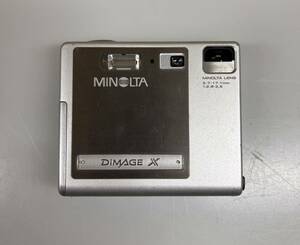 ミノルタ（KONICA MINOLTA ）　DiMAGE X　コンパクトデジタルカメラ　シルバー　【ジャンク品】