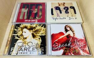 ■送料無料 特典付■ Taylor Swift テイラー・スウィフト CD アルバム 4枚セット (国内盤) 限定版 2枚組仕様 2CD,CD+DVD