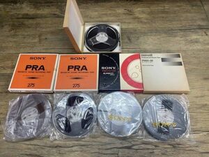 保管品オープンリールテープ 5本まとめセット メタルテープ　パイオニア　PR-85　SONY PRA-5-275　など