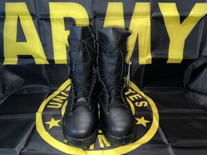  new goods unused tag attaching MADE IN USA US NAVY SFD FLIGHT DECK STEEL TOE GORE-TEX BOOTS 10R approximately 28 centimeter ③