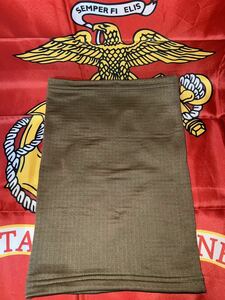 中古美品　USMC グリッドFLEECE NECK GAITER ネックウォーマー COYOTE BROWN