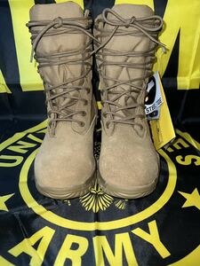 新品未使用タグ付き　MADE IN USA BELLEVILLE　US ARMY C312 ST HOT WEATHER TACTICAL STEEL TOE ブーツ 6.5wインチ　約25センチ　ブラウン
