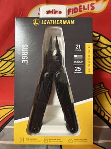 新品未開封　MADE IN USA LEATHERMAN マルチツール Surge ブラック仕様