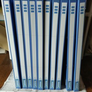 ファイル 事務用品 Z式ファイルB5・S型 ブルー 10冊