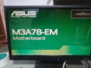 ASUS　マザーボード　M3A78-EM　　動作確認済み　中古品　ジャンク扱い