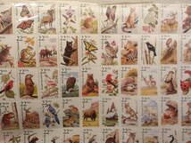北アメリカ野生動物５０種連刷　切手シート　１９８７．６．１５　アメリカ政府発行　未使用品_画像6