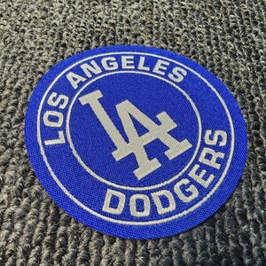 新品　アイロンワッペン　パッチ　野球　 Los Angeles Dodgers 大谷翔平　山本由伸　ブルー　ロサンゼルス　ドジャース　LA　ワッペン