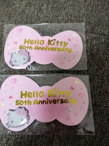 サンリオ　ハローキティ　50th Anniversary　ピンバッチ