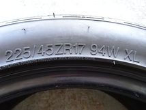 23年製造 SHIBATIRE シバタイヤ REVIMAX R23 225/45R17 TW280 中古4本セット_画像4