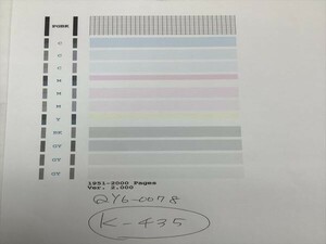 No.K435プリンターヘッド ジャンク QY6-0078 CANON キャノン 対応機種：MP990/MG6130/MG6230/MG8130/MG8230