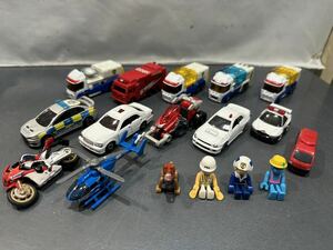 トミカ ミニカー 緊急車両 プラキッズ 大量 まとめ売り Tomica ハイパーブルーポリス ハイパーレスキュー 覆面パトカー 犬 ロボット 等 ③