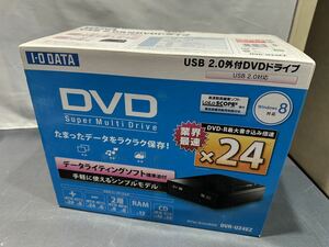新品 未開封品 I・O DATE ポータブルDVDドライブ DVR-U24EZ アイオーデータ 外付けDVDドライブ