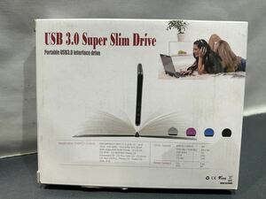 SUPER SLIM DRIVE TECH Version USB3.0 ポータブルDVDドライブ 外付けDVDドライブ