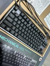 Logicool TKL MECHANICAL K835 有線アルミニウムキーボード 青軸 ロジクール メカニカル_画像2