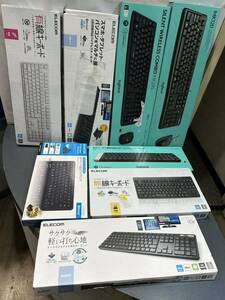 ワイヤレスキーボード Bluetooth キーボード など8点 大量 まとめ売りLogicool MK295 MK120 MK230 ELECOM TK-FDM105TXBK など ②