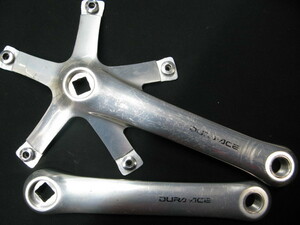 ピスト・競輪/NJS認定shimano【DURA-ACE】クランク167.5mm【FC-7600】中古品