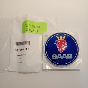 SAAB Saab9-3スポーツエステート用 GenuineフロントボンネットEmblemNew item（PartsNo.12844161）