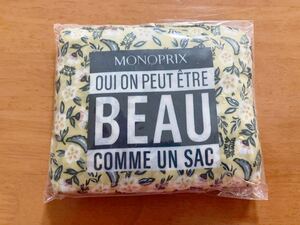 【未使用/送料込】☆MONOPRIX モノプリエコバッグフランス☆