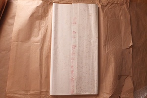 中国古紙 紅星牌 浄皮四尺単宣生煮垂箋 60枚 書画用紙